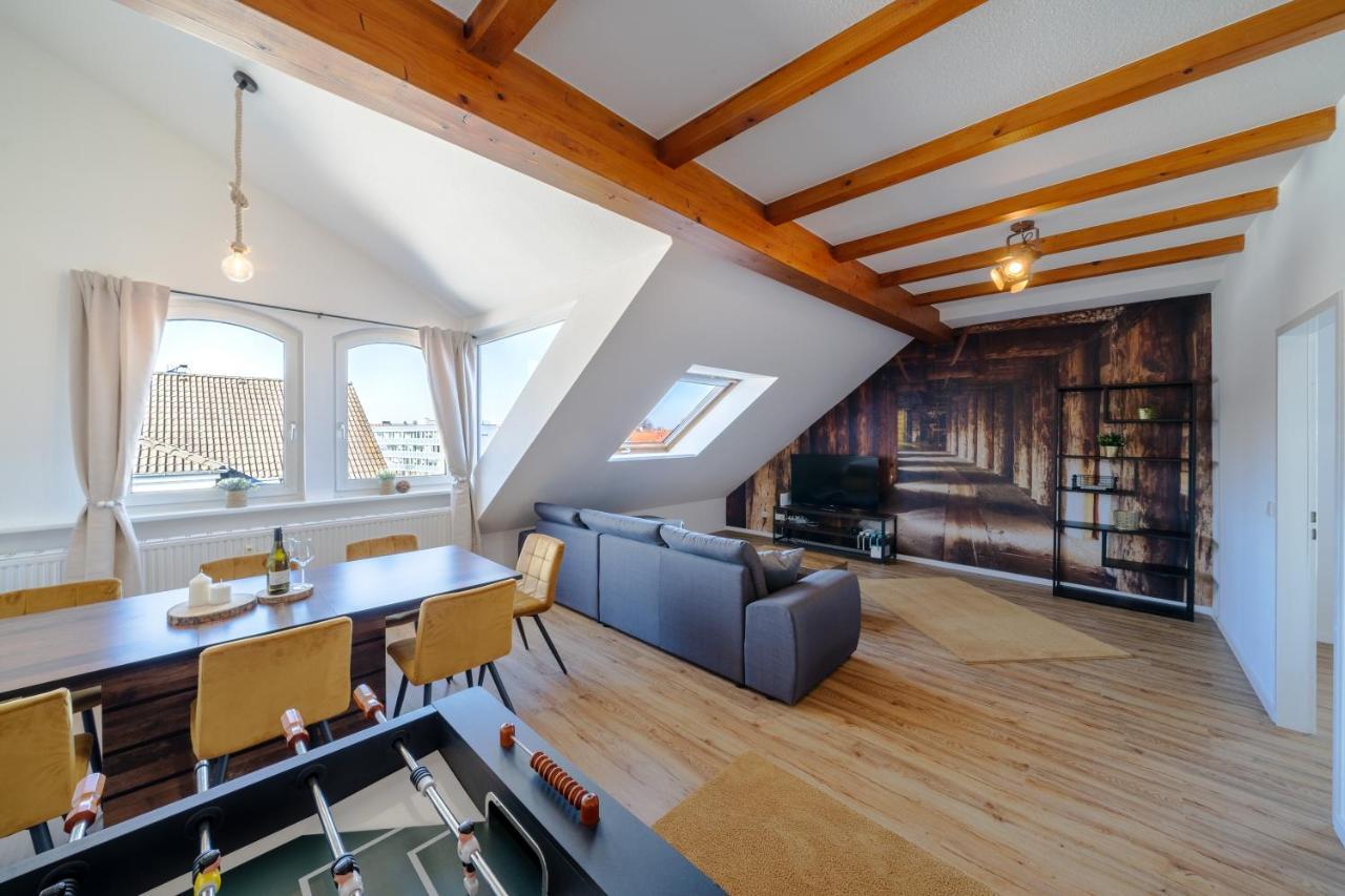Stylisches Penthouse Zentral Tischfussball 100M2 Wii Hannover Buitenkant foto