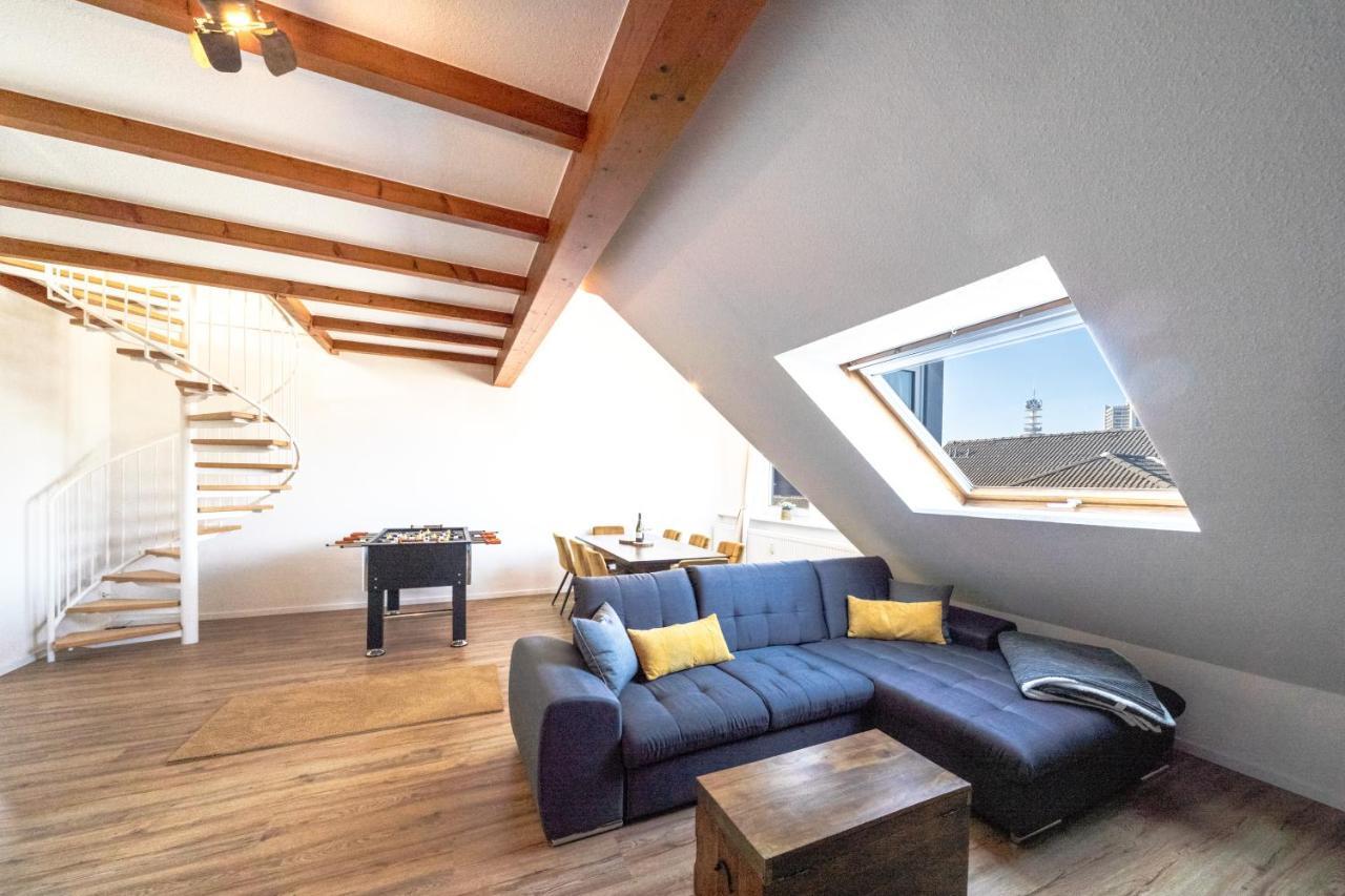 Stylisches Penthouse Zentral Tischfussball 100M2 Wii Hannover Buitenkant foto