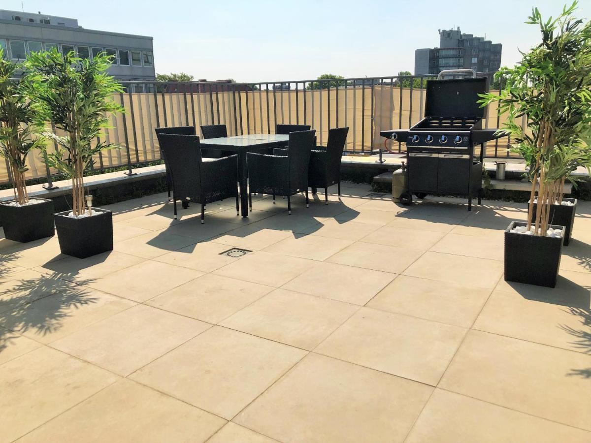 Stylisches Penthouse Zentral Tischfussball 100M2 Wii Hannover Buitenkant foto